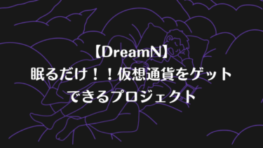 【DreamN】寝て稼ぐ系!! Sleep to earnのご紹介